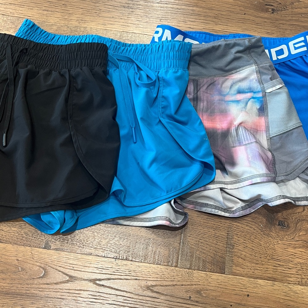 Bundle lot of size 10-12 dresses and shorts and leggings and one top.